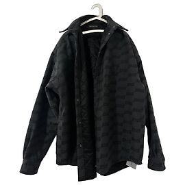 Balenciaga Black BB Monogram Logo Shirt Khaki