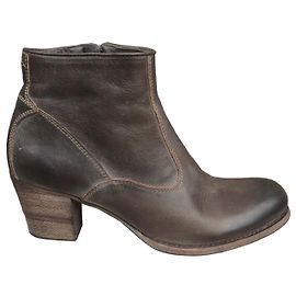 Bottines N.D.C. Made By Hand Em R Kavaratti en cuir marron Marron