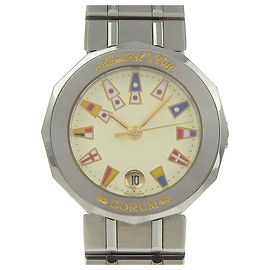Corum Admiral's Cup Edelstahl-Uhr Weiß
