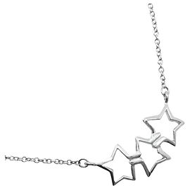Tiffany & Co Collar Tiffany Triple Star de plata 925 Plata
