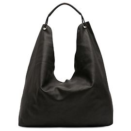 The Row Bolsa Hobo Bindle em Couro Preto Preto