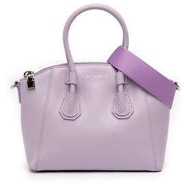 Sac à main Antigona Sport mini en cuir de veau violet de Givenchy Violet