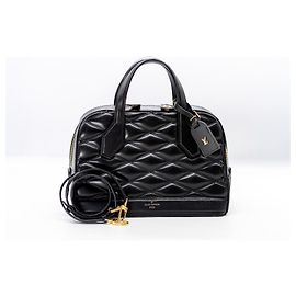 Louis Vuitton Malletage Dora PM – Couro de bezerro preto – Ferragens douradas Preto Gold hardware