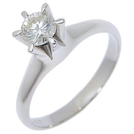Autre Marque Pt900 Platin-Diamantring Silber