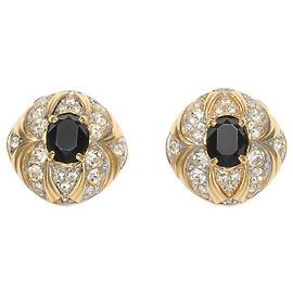 Autre Marque Orecchini di strass Nina Ricci D'oro