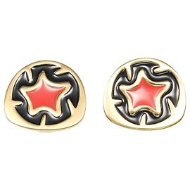 Boucles d'oreilles Étoile Givenchy Doré