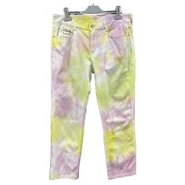 Stella Mc Cartney Jeans tie-dye Stella McCartney Rosa Multicolore Giallo