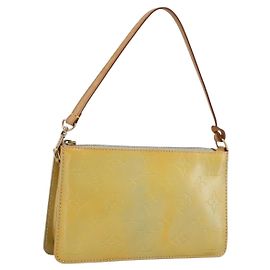 LOUIS VUITTON Monogram Vernis Lexington Accessory Pouch Gris M91056 Auth hk3559 Grey