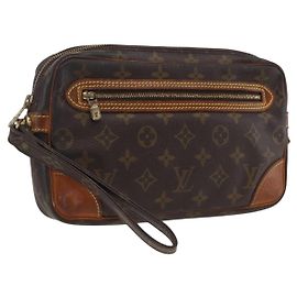 LOUIS VUITTON Pochette Marly Dragonne GM Monogram M51825 LV Auth th6615 Monogramme