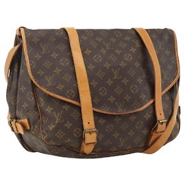 LOUIS VUITTON Borsa a Spalla Monogram Saumur 43 M42252 LV Auth 166833A Monogramma