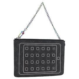 LOUIS VUITTON Monogram Eclipse Fragment iPhone Case M64449 LV Auth ARZ468M Monogram