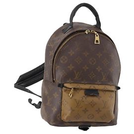 LOUIS VUITTON Monogram Reverse Palm Springs PM Backpack M43116 LV Auth bs33266 Monogram
