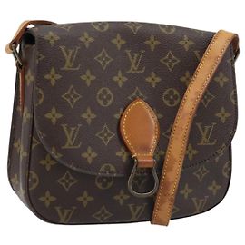LOUIS VUITTON Monogram Saint Cloud GM Schultertasche M51242 LV Auth 172392 Monogramm