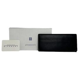 Vintage Givenchy Leather ID Holder Black Black