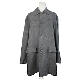 Vintage Givenchy Wool Coat Grey Grey