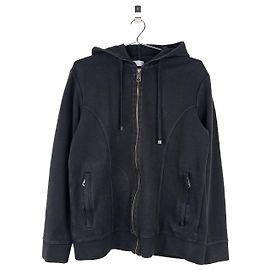 Dior Homme von Hedi Slimane SS04 Kapuzenpullover mit Paneelen und Biene Grau
