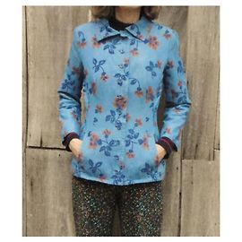 Chaqueta Givenchy azul de algodón y lino Azul