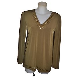 Michael Kors Oversized Elasticated Sweater Khaki XS Khaki