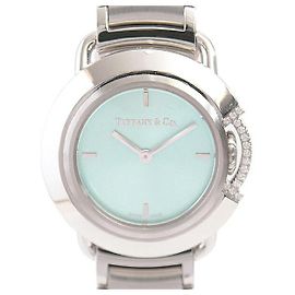 Tiffany & Co Relógio Tiffany T com mostrador azul Tiffany 68477409 Edição limitada Azul