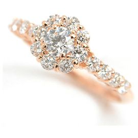 Autre Marque 750PG Ponte Vecchio Blumen-Diamantring Golden