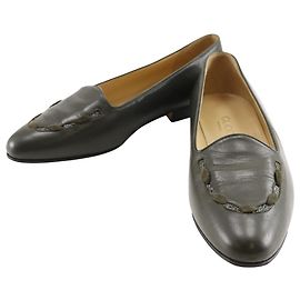 Mocassins en cuir Gucci Marron Bronze