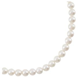 Autre Marque Pearl Silver Necklace Silvery