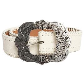 Ralph Lauren Cinto branco estilo ocidental Branco
