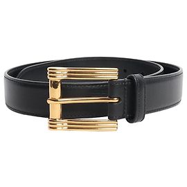 Etro Cinturón de cuero negro Negro