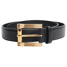 Etro Schwarzer Ledergürtel Schwarz