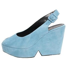 Robert Clergerie Blue wedge sandal heels - size EU 40 (UK 7) Blue
