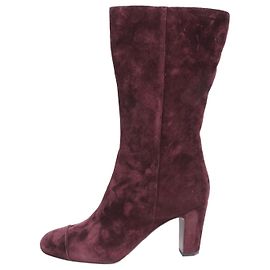 Chanel Botas de camurça roxas - tamanho EU 40 (UK 7) Roxo
