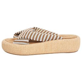 Robert Clergerie Brown chunky slides - size EU 40 (UK 7) Brown