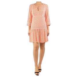 Heidi Klein Robe mini imprimée géométrique orange - taille M Orange