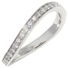 Chanel Ruban Pt950 Diamantring Silber