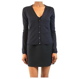 Miu Miu Cardigan en cachemire bleu marine - taille UK 8 Bleu Marine