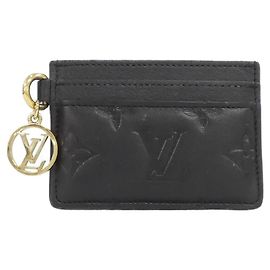 Kartenetui Coussin Louis Vuitton Schwarz