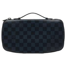 Cartera Larga Damier Cobalt Louis Vuitton Otro Azul marino