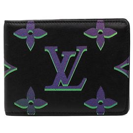 Louis Vuitton Monogram Spotlight Bi-fold Wallet Black Multiple colors