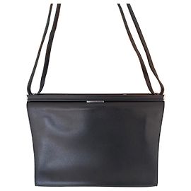 Hermès Clic H 33 Black Leather Handbag Black