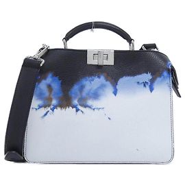 Fendi Peekaboo I See You Small Handbag Black