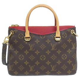 Borsa a mano Pallas BB Monogram Louis Vuitton Marrone Fuschia