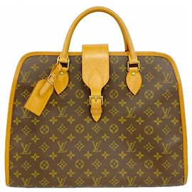 Louis Vuitton Monogram Rivoli Handbag Brown