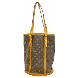 Borsa Tote Bucket GM Monogram Louis Vuitton Marrone