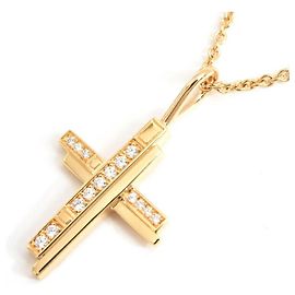 Collana Incrociata Traffic da Donna in Oro Giallo di Harry Winston D'oro