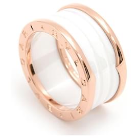 Bulgari Bvlgari B-ZERO1 Ring für Männer Pink Weiß