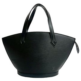 Louis Vuitton Vintage Saint Jacques Epi Leder Mini Tote Bag Schwarz