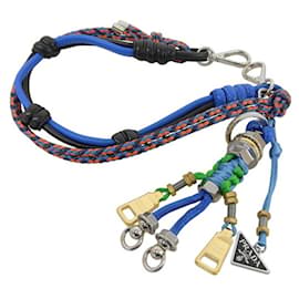 Prada Robot Popstring Bag Charm Black Blue Green Orange