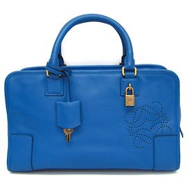 Loewe Amazona 36 Limited Edition Handbag Blue