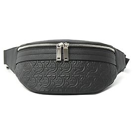 Sac à dos Gancini Monogram pour homme Salvatore Ferragamo Noir