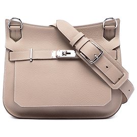 Hermès Beige Clemence Jypsiere 31 Beige